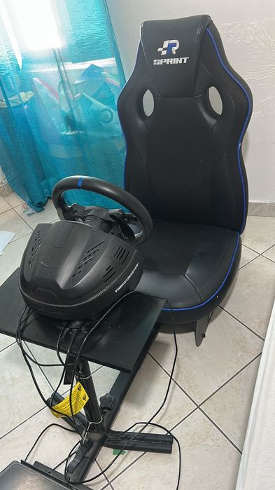 Ps5 + 2 comandos + volante thrustmaster t300 + cadeira