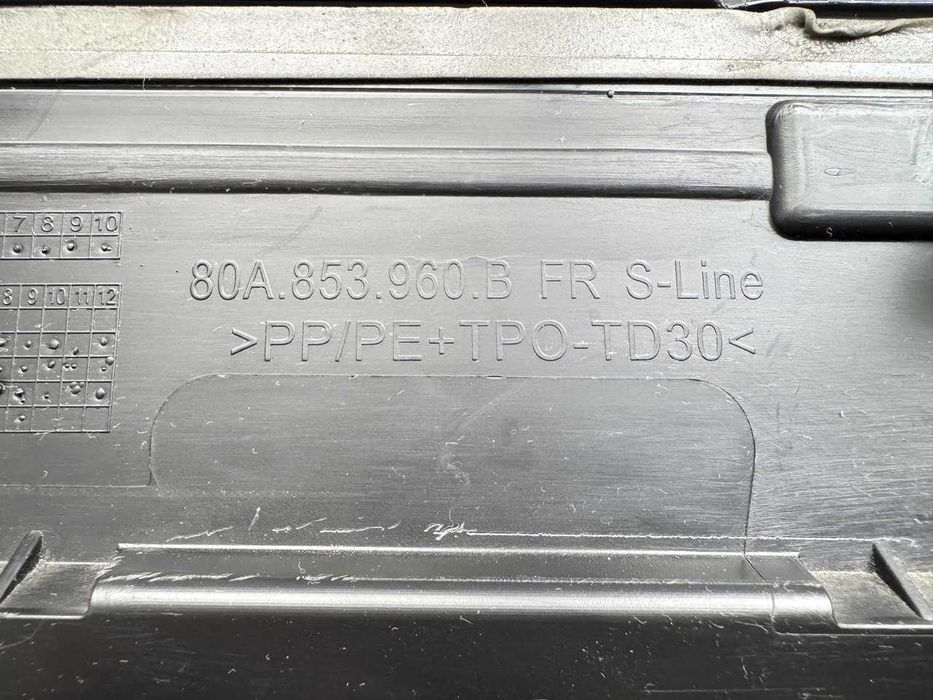 Audi q5 80a sline накладка на праві передні двері 80a853960b