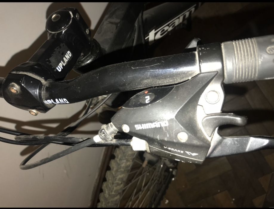 Bicicleta Team Off Road Preto Matte Com mudanças Sistema Shimano prof