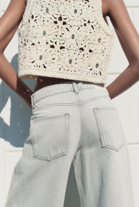 Джинси palazzo zara