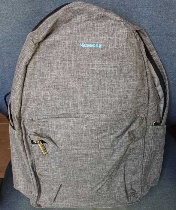 MOCHILA NiceEbag Cinzenta Com Extenção Usb