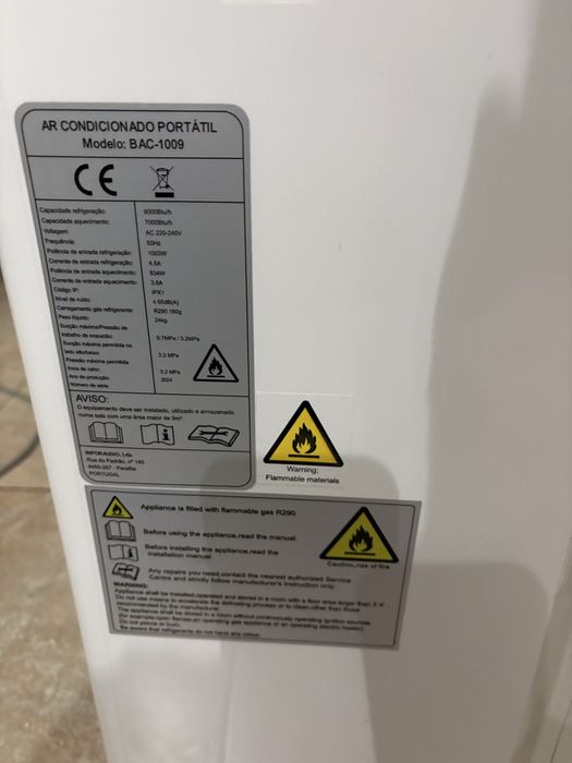 Ar condicinado portatil