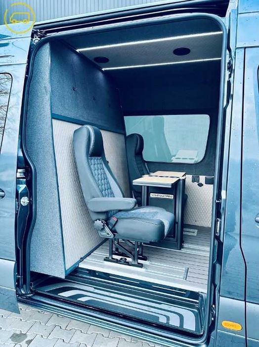 zabudowa busa montaż foteli brygadówka sprinter crafter ducato iveco