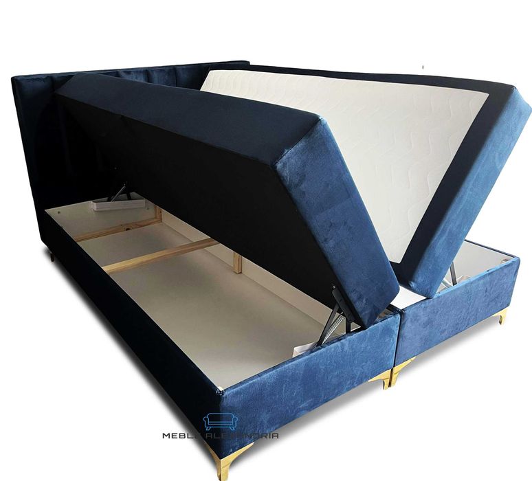 Łóżko kontynentalne KLARA 120, 140,160,180 200 PRODUCENT POCKET