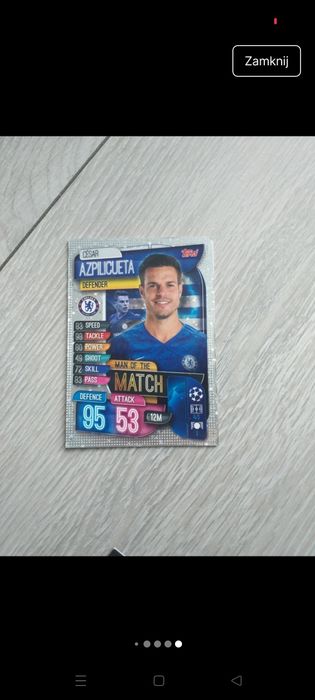 Karty piłkarskie Champions League