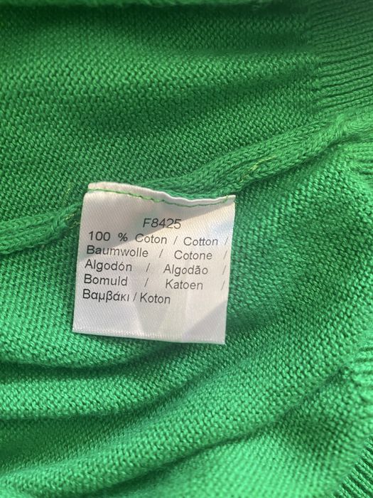 Camsiola/sweat/malha lacoste verde tamanho L