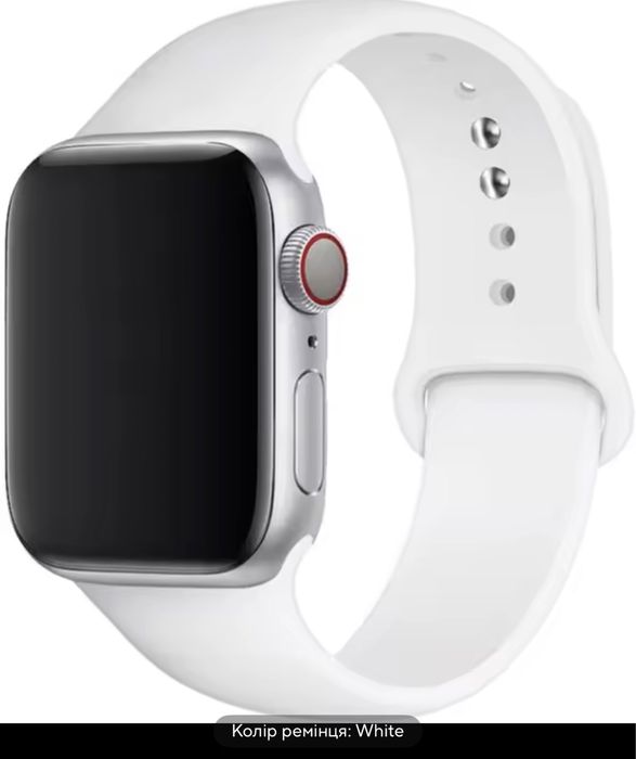 Ремінець для Apple watch / Білий / S/M