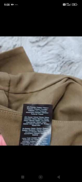 Spodnie cygaretki khaki Vero moda