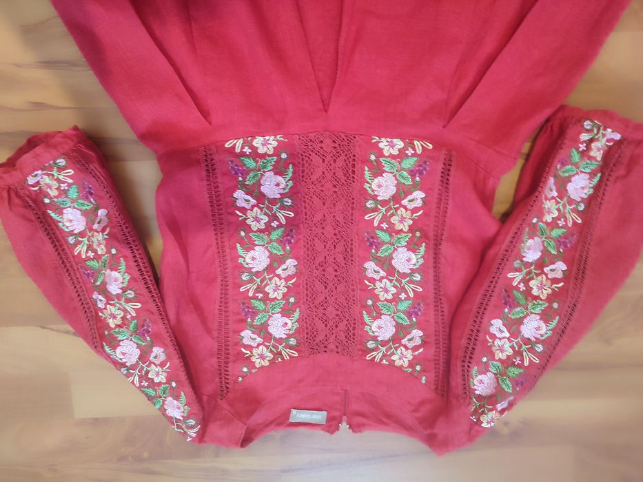 Льняна сукня-вишиванка 48