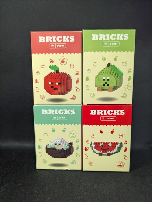 Bricks - міні конструктор фігурки фруктів (~200 деталей)