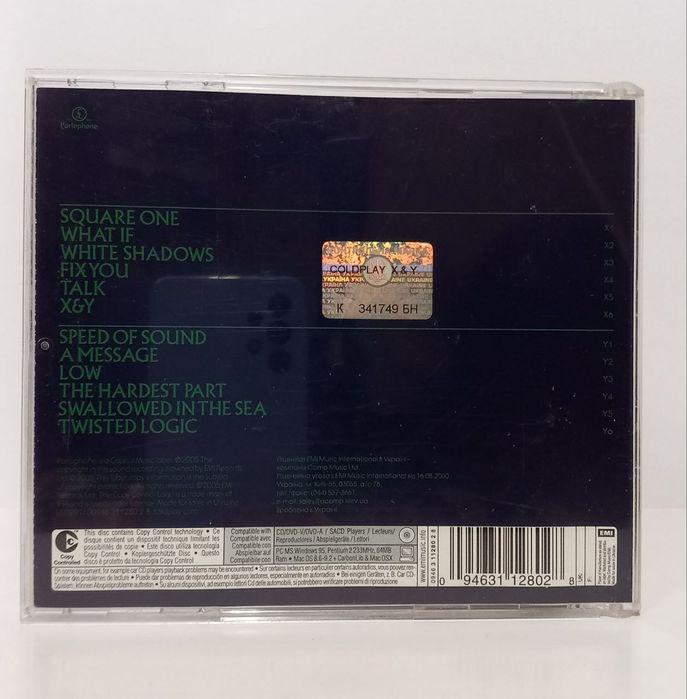 CD Coldplay "X&Y" Rock СД диски музыка колдплэй рок фирма