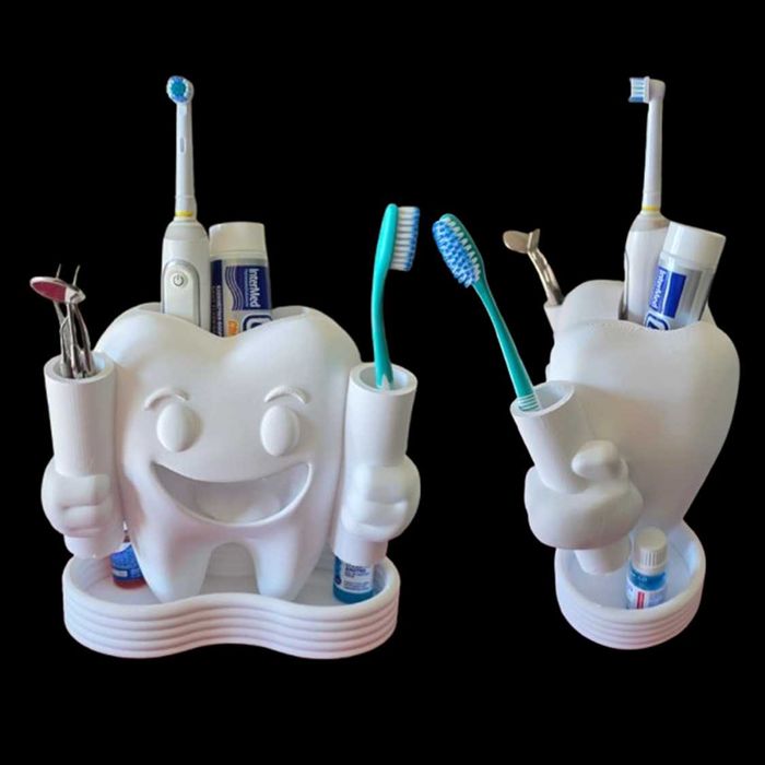 Suporte para Escovas de Dentes Divertido – Organizador Casa de Banho