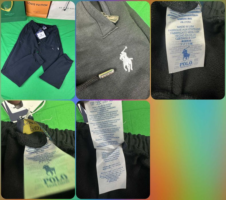 Spodnie Dresowe Armani Dresy tommy ralph Wyszywane Outlet ax Premium