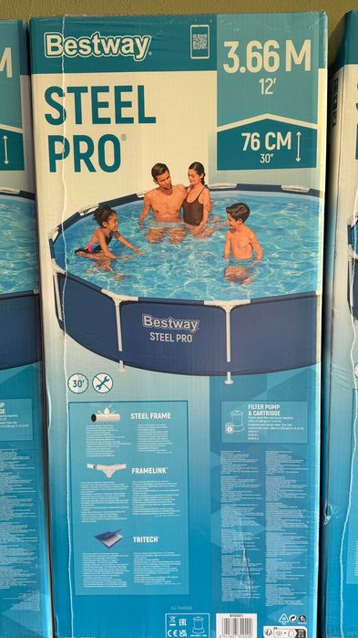 Okazja!!! BESTWAY Basen 366x76 stelaż z pompą - nowe!!