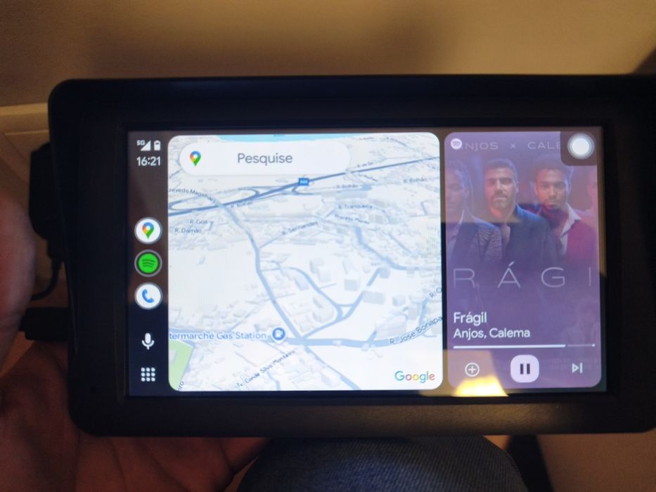 Android Carplay com Ecrã 7 Polegadas