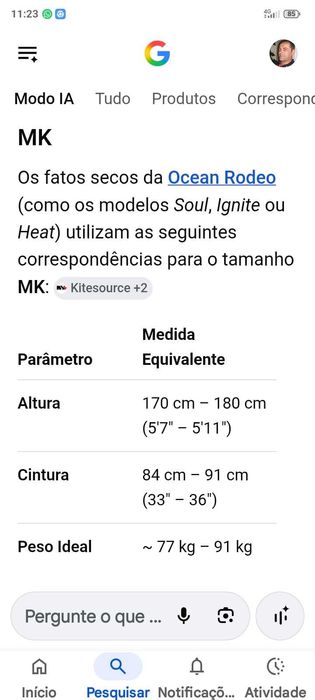 Fato seco OCEAN RODEO em bom estado