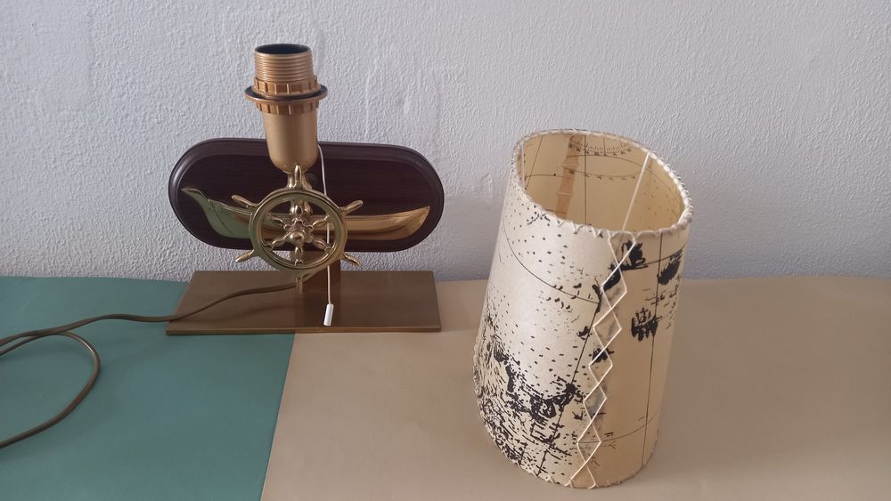 Candeeiro apoio Náutico em latão