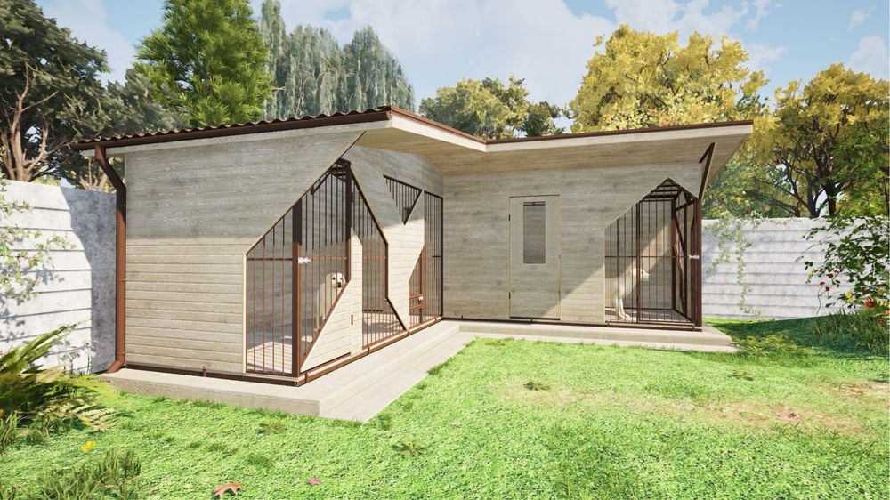 Проектирование и расчет вольеров, навесов, кровель и МАФов