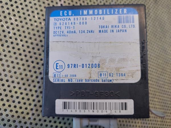 Centralina de ignição (imobilizador) TOYOTA Corolla Hatchback (_E12_)
