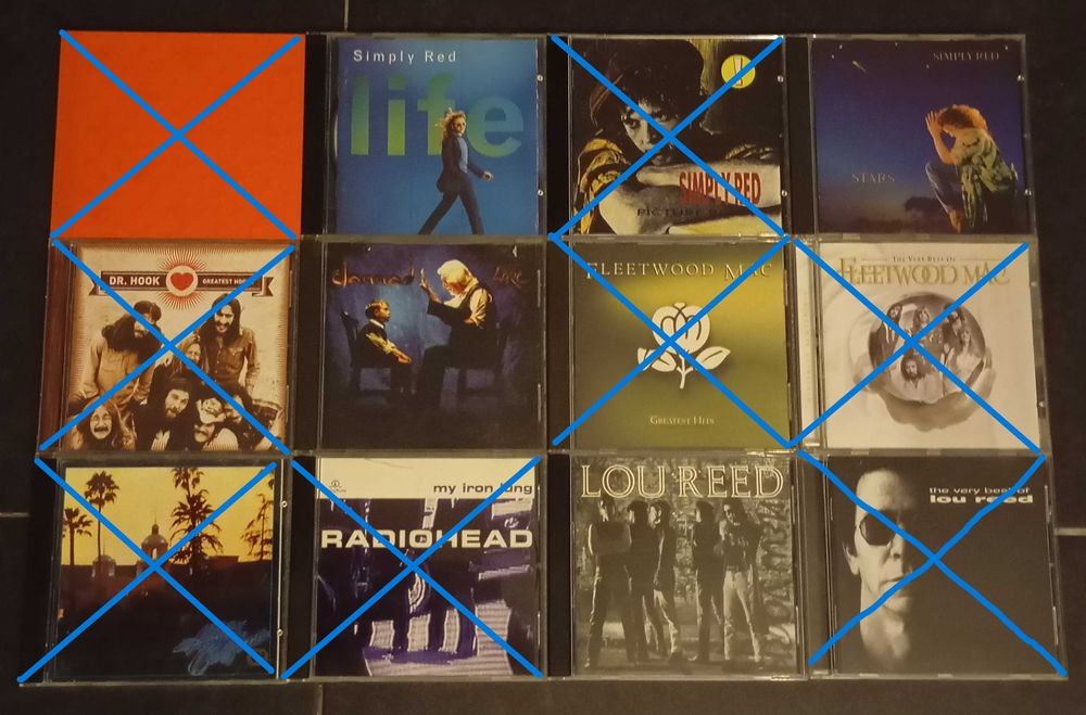 112 CDs (Pop/Rock, Hard Rock, Alternative Rock, Metal) desde 3€