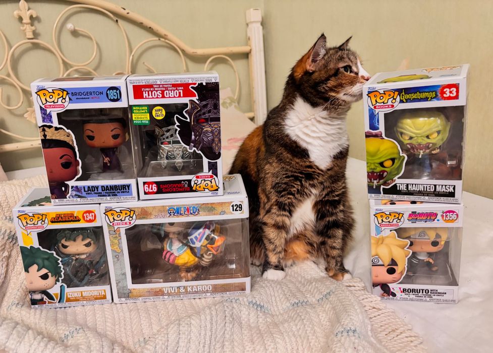 Фанко Поп Funko Pop One piece Ван Піс Боруто фігурки Bridgerton Бріджертони My Hero Academia Моя геройська Академія Dungeons & Dragons Goosebumps