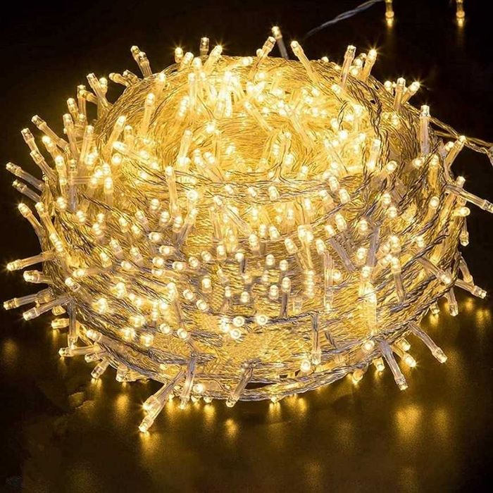 Łańcuch z 880 lampek LED, 20m, ciepła biel, IP44