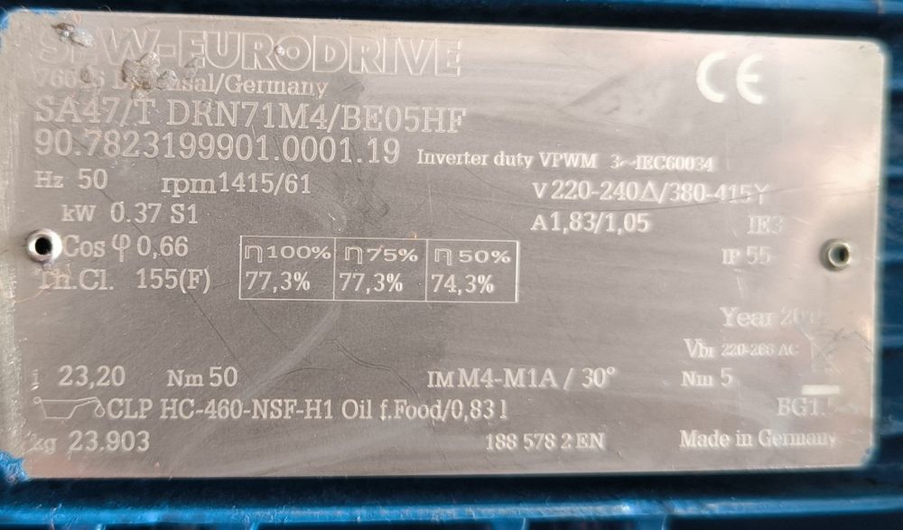0,37 квт 60 об. Мотор редуктор з тормозом. Моторедуктор.