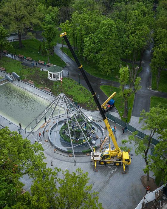 Услуги автокрана 40 тонн стрела 35 метров