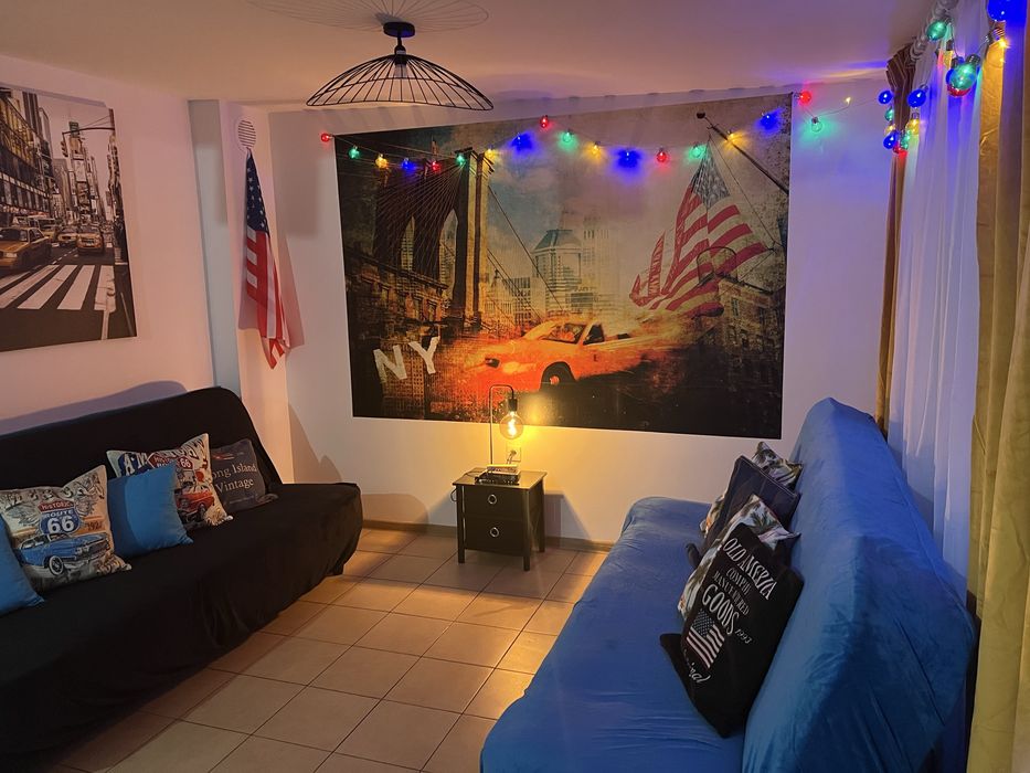 Kolorowy domek w Skorzęcinie noclegi pokój 4-os taras grill