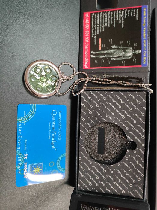 Quantum Pendant Cristal naszyjnik skalarany