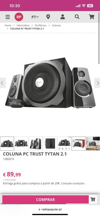 COLUNAS TRUST TYTAN 2.1