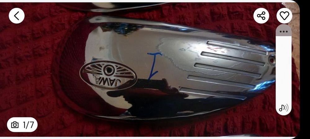 Накладки на бак. Ява 250-360