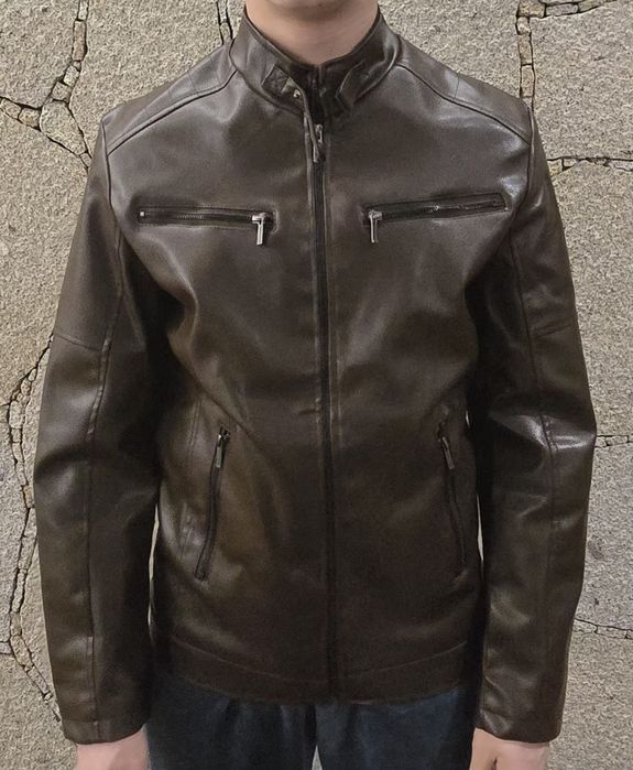 Casaco de pele sintética