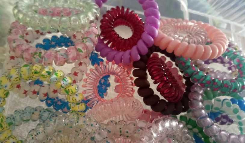 CONJ. ELASTICOS CABELO, Várias cores lindas, Novos!!!