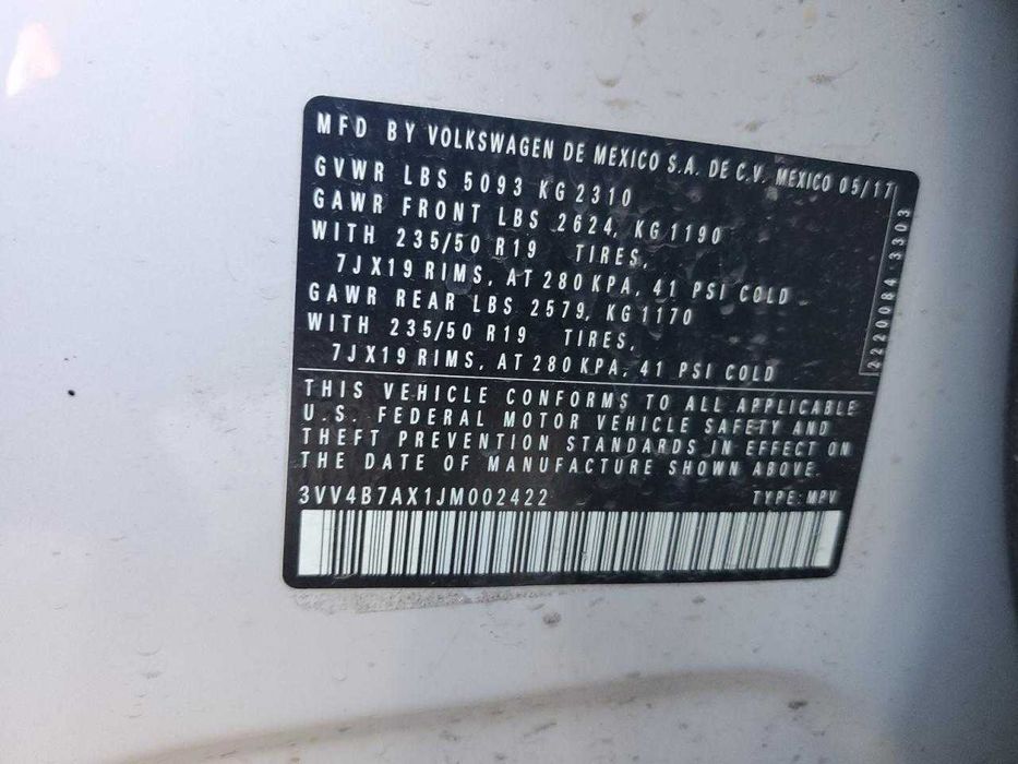 Volkswagen Tiguan Sel Premium 2018