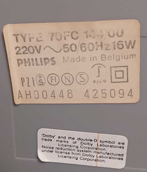 касетна дека Philips FC144