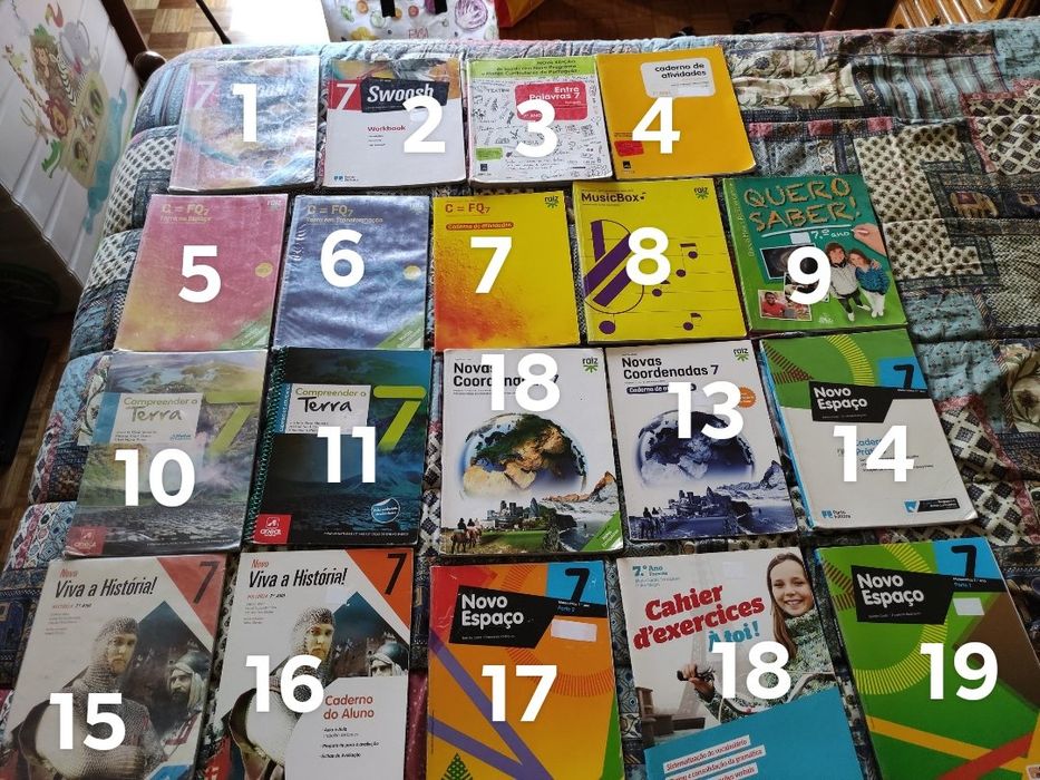 Cadernos de atividades 7°ano Areal e Porto Editora