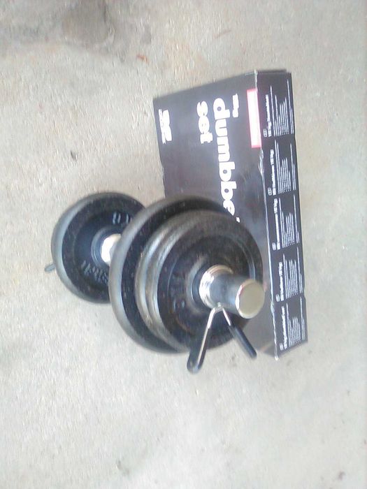 Conjunto de 2 alteres braçais/peitorais, ajustáveis, de 10kg/cada