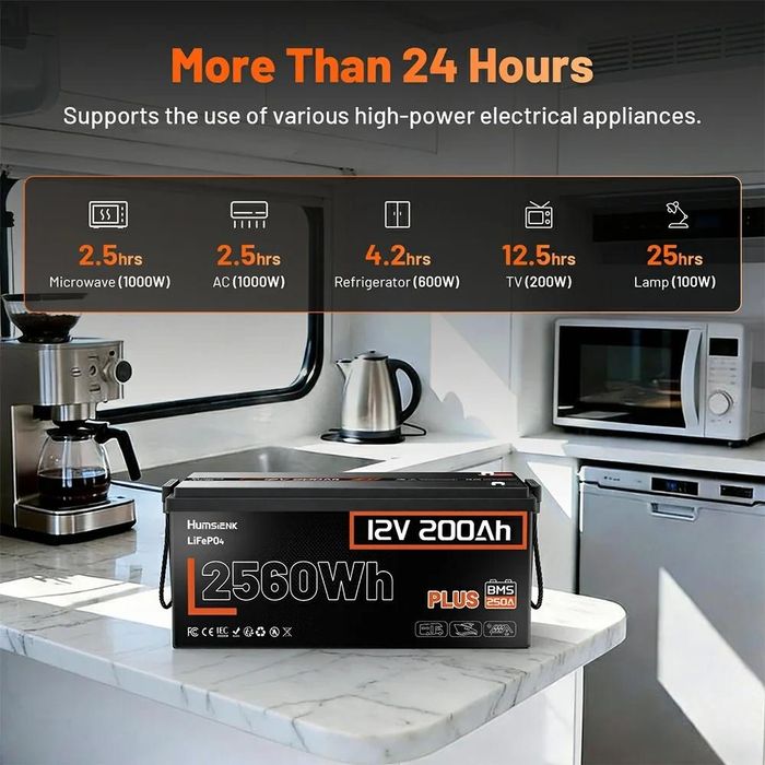 Humsienk 12V 200Ah - та інші LIFePo4 акумулятори