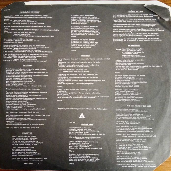 Cockney Rebel	- - - - -	The Best Years of Our Lives	- - - - -	LP