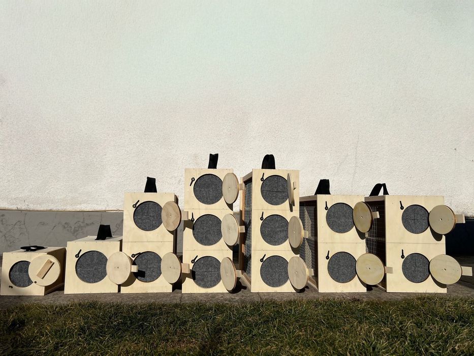 Transportówki budki lęgowe dla papug ptaków