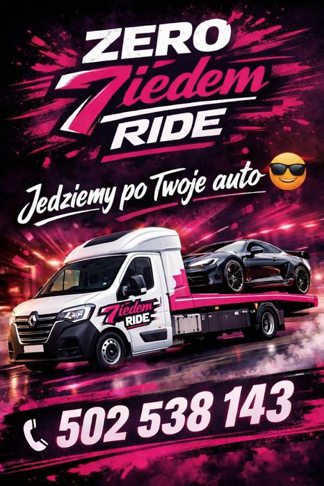 POMOC DROGOWA – Transport – Mobilny Mechanik – ZERO 7iedem RIDE