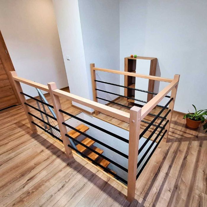 Balustrada Do Samodzielnego Montażu - Rurki Czarne