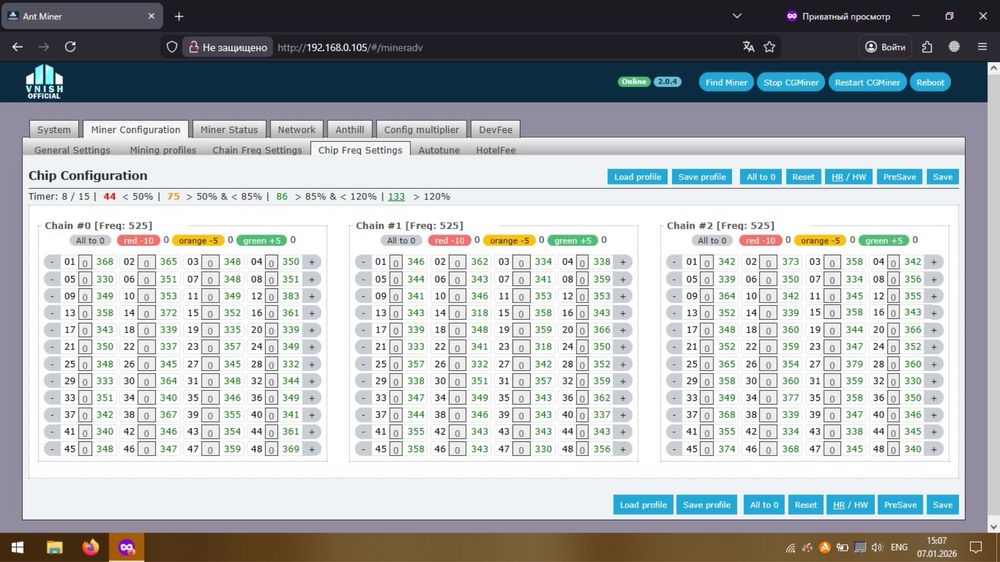 Asic antminer s17 pro 56 t/hs майнер