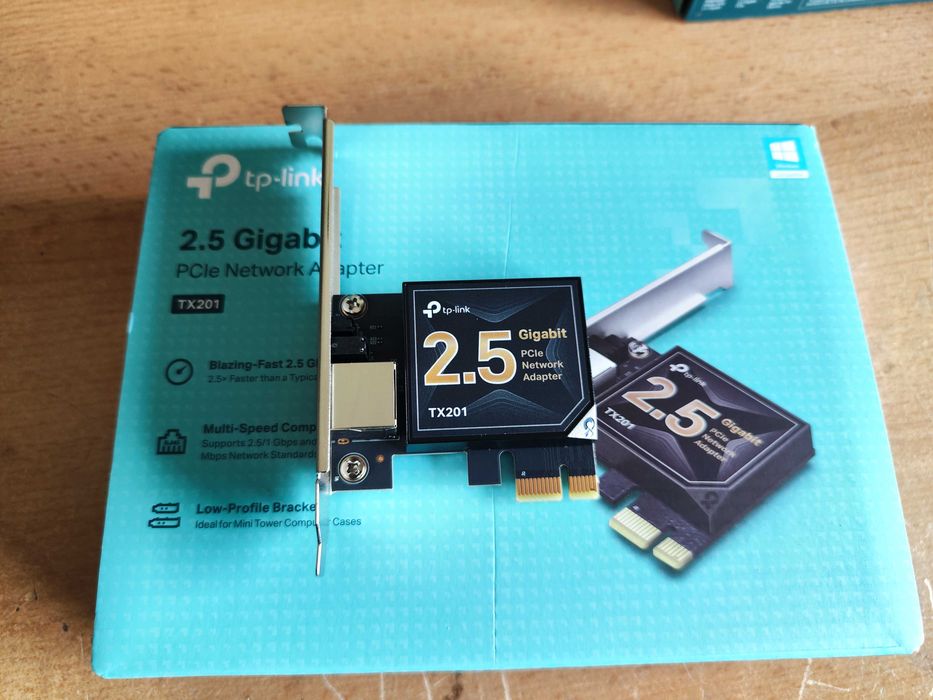 Placa de rede Tp-link 2.5Gbe   TX201