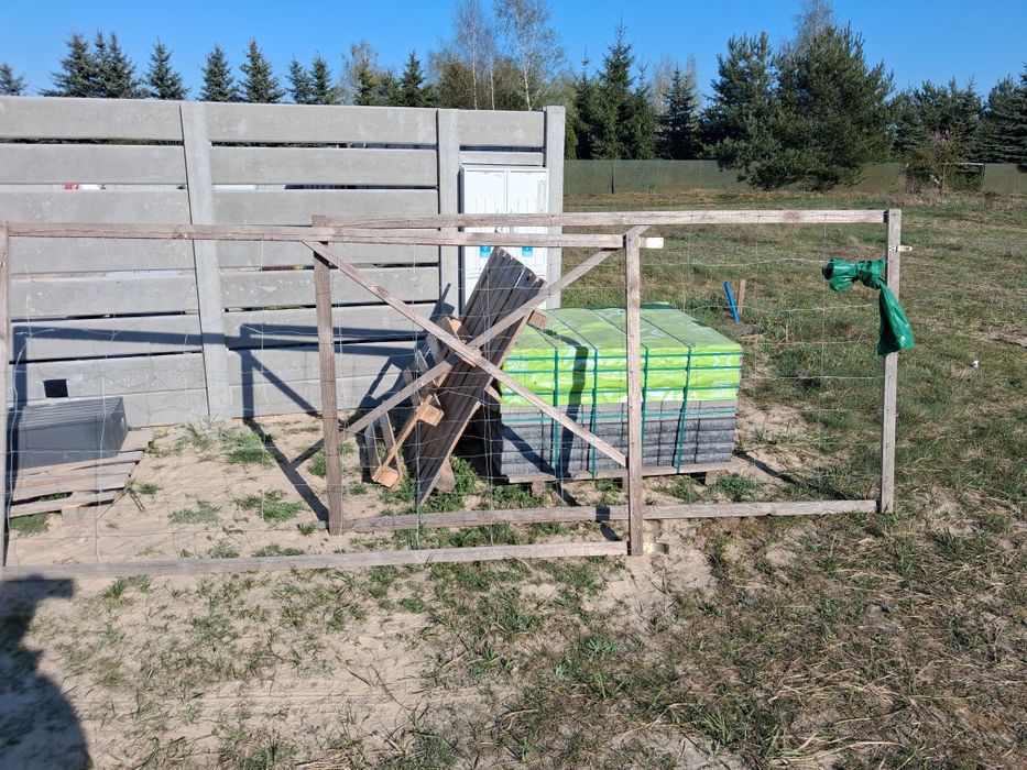 Brama 5 m dwuskrzydłowa  budowlana