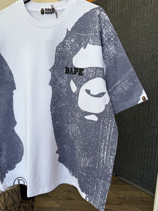 Футболка Bape Water Print Ape Head Relaxed Fit Tee оригінал