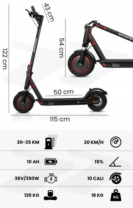 Hulajnoga elektryczna Scoopes