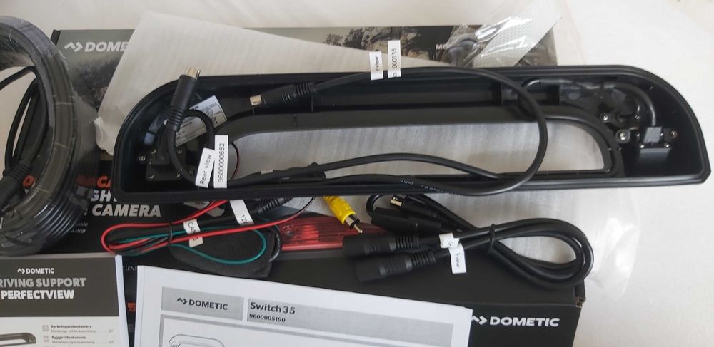 Podwójna Kamera Dometic TwinNav CAM35 brake light console NOWA