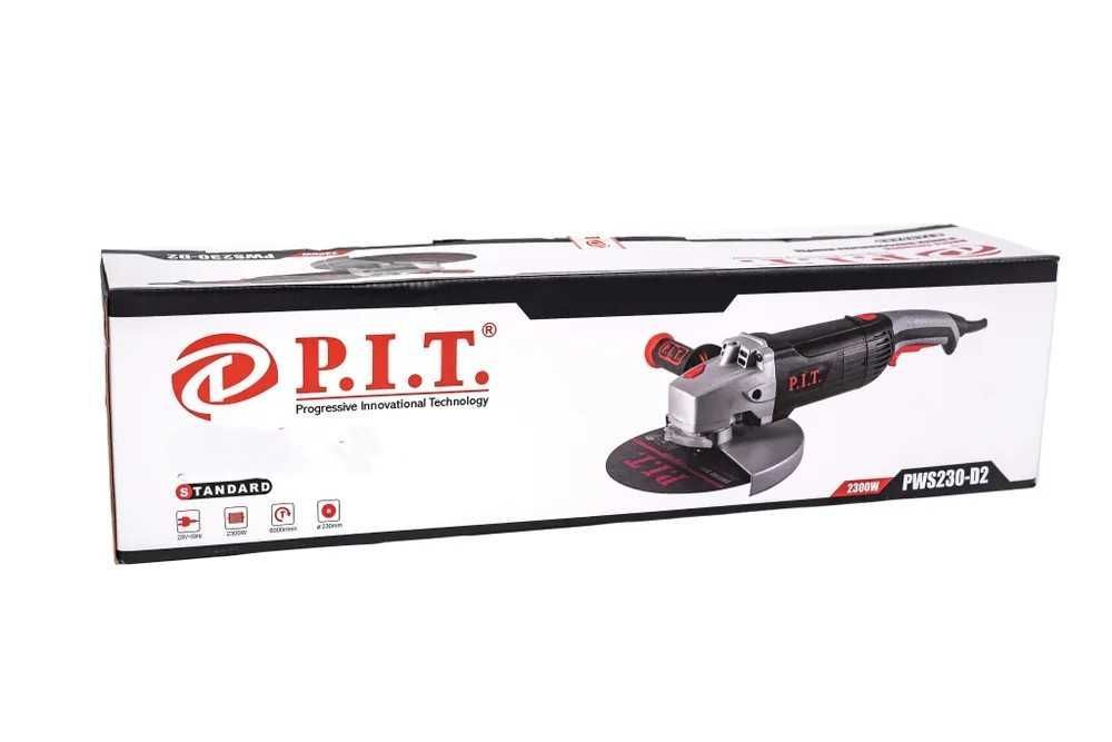 Кутова шліфувальна машина (болгарка) P.I.T.  230мм 2200Вт 6300об PL